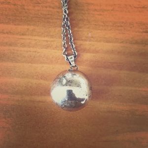 Vintage Silver Bell Pendant